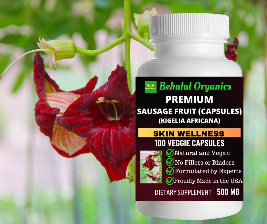 Sausage fruit 500mg Vegan Capsules 100 Count