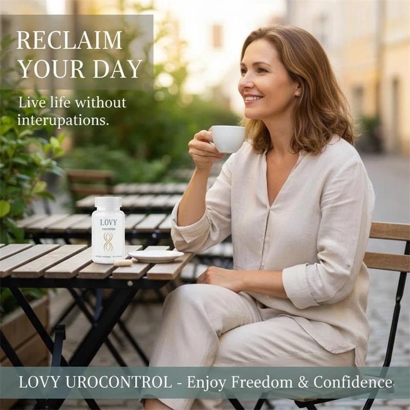 Lovy Urocontrol Capsules, Bladder Health Supplement, Maximum Strength Formula