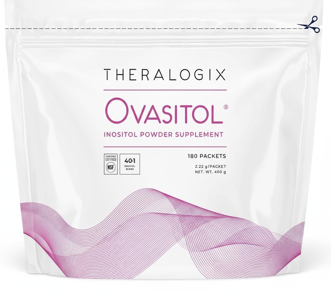Myo-Inositol & D-Chiro Inositol Powder – 90-Day Supply, Hormone Balance, 180 Pac