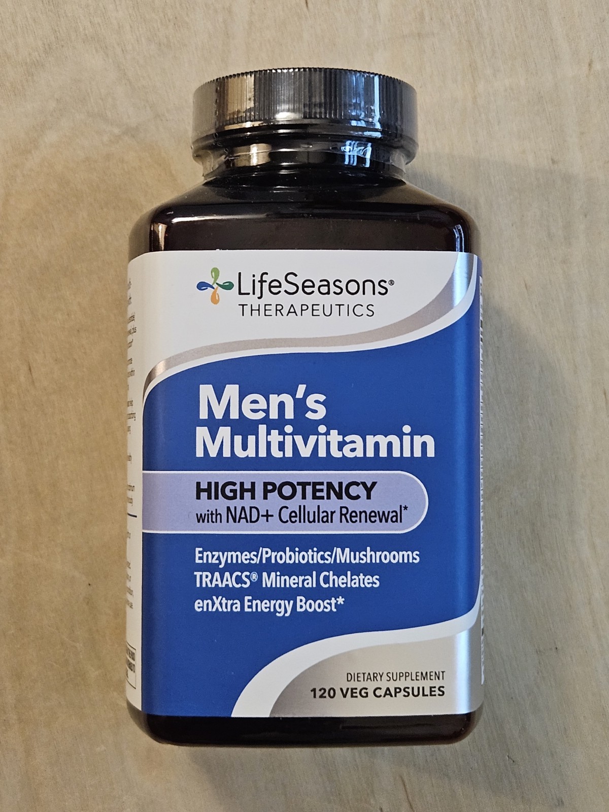 Life Seasons | Men’s High Potency Multivitamin | 120 Veg Caps | Exp 12/2028