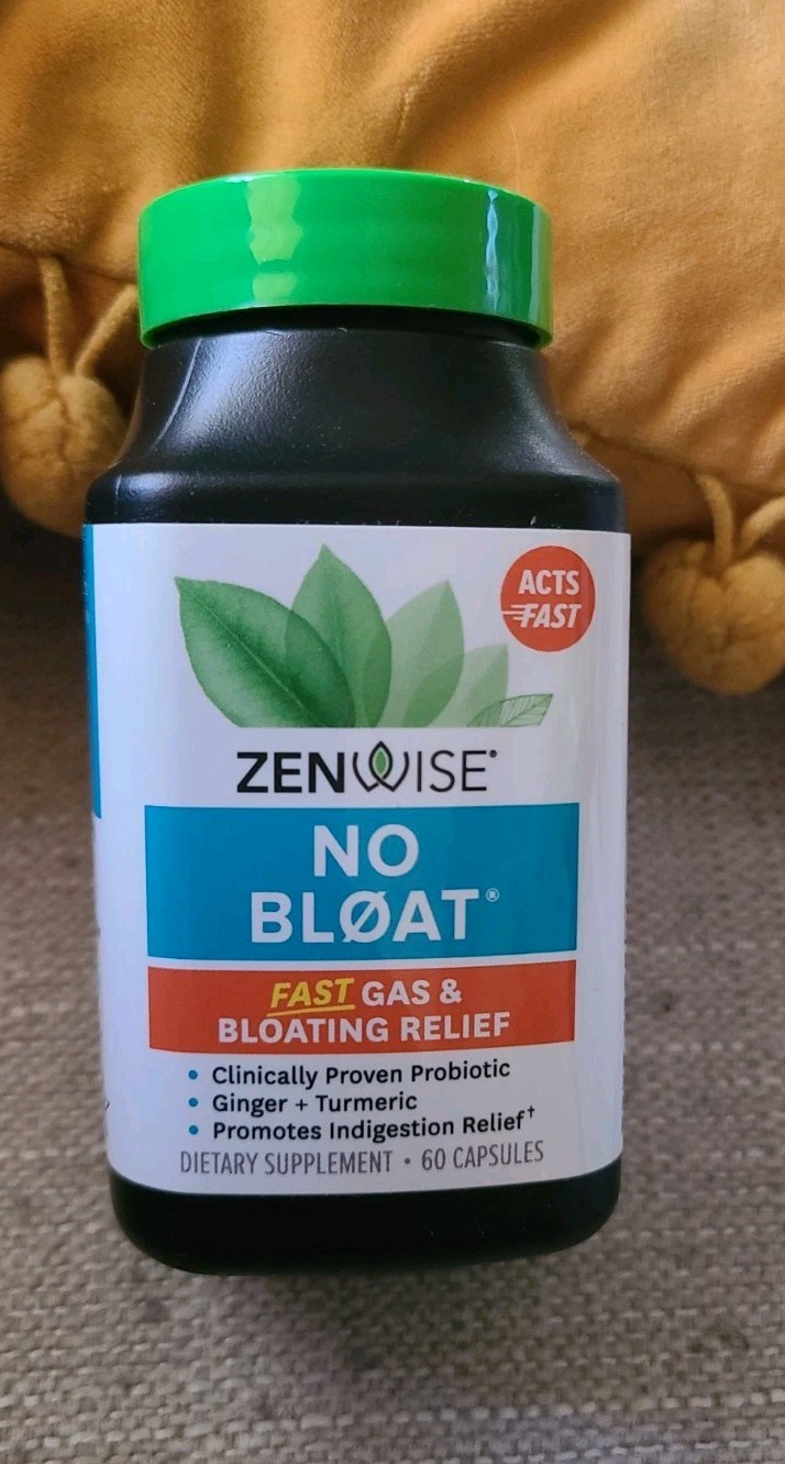 Zenwise Health NO Bloat Probiotics for Women and Men Digestive Health
