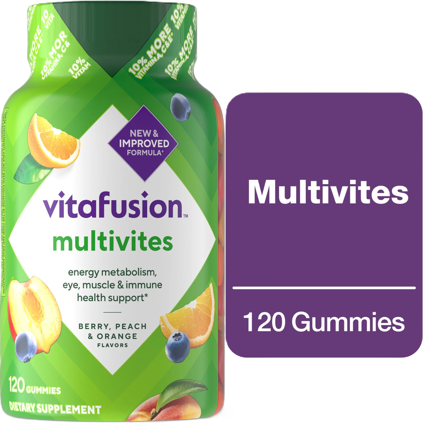 Vitafusion Adult Gummy Vitamins 120 Count