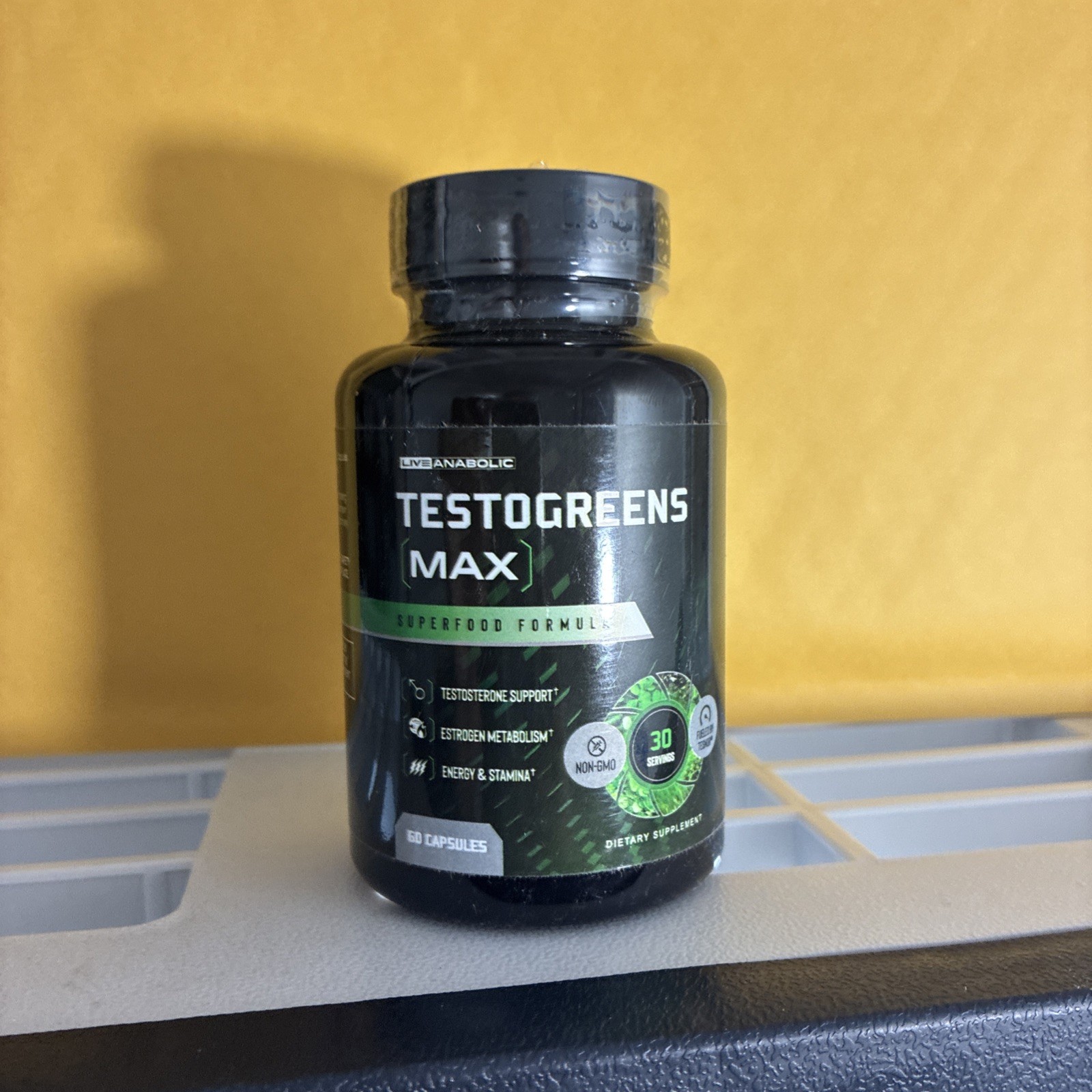 Daily Men’s Greens SupplementTestoGreens Max Capsules for Enhanced Vitality New