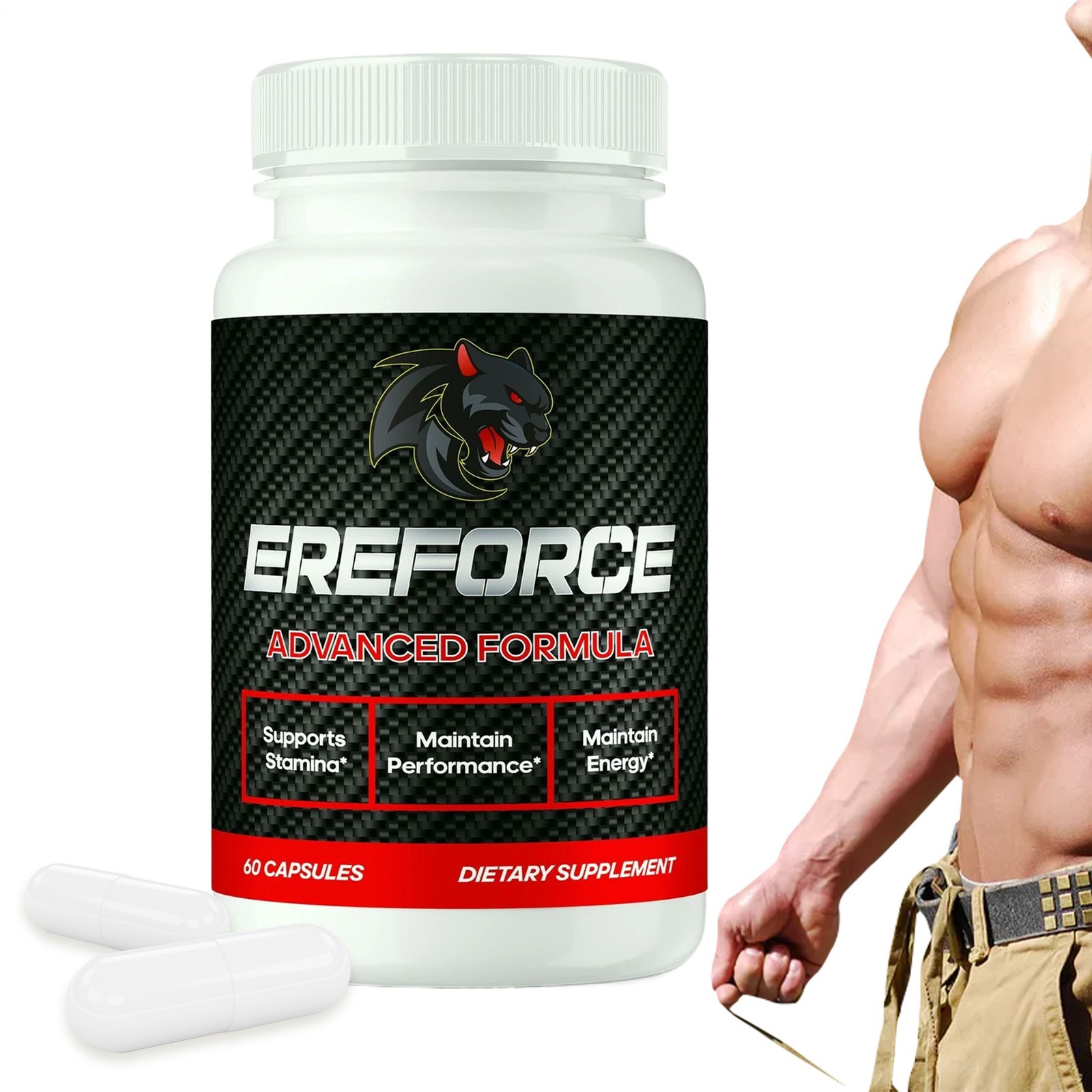 Pills Ereforce For Men , Advanced Ere Force For Male Health Support 60ct