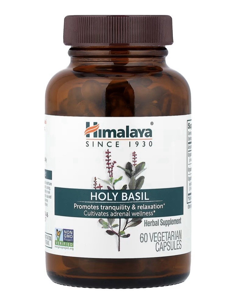 Himalaya Holy Basil – 60 Veg Caps Support For Stress/Wellness🌴😎 NEW/SEALED