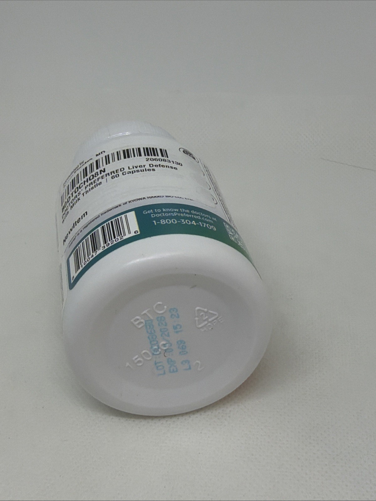 Doctors’ Preferred Liver Defense with Milk Thistle 60 Capsules Support 03/2028
