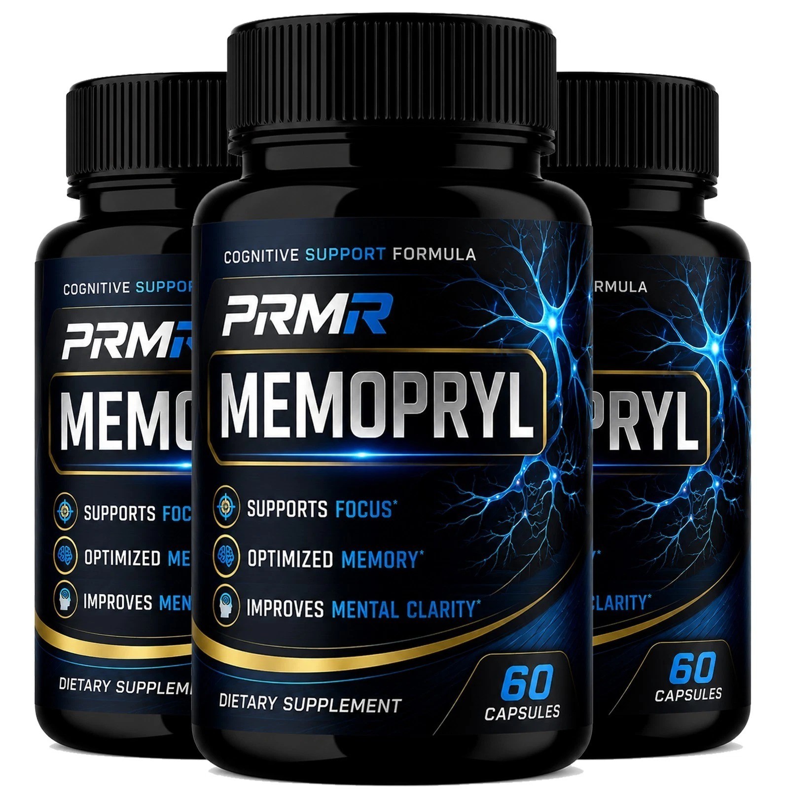 Memopryl Brain Supplement Nootropic Formula Support Cognitive Health ( 3 Pack )