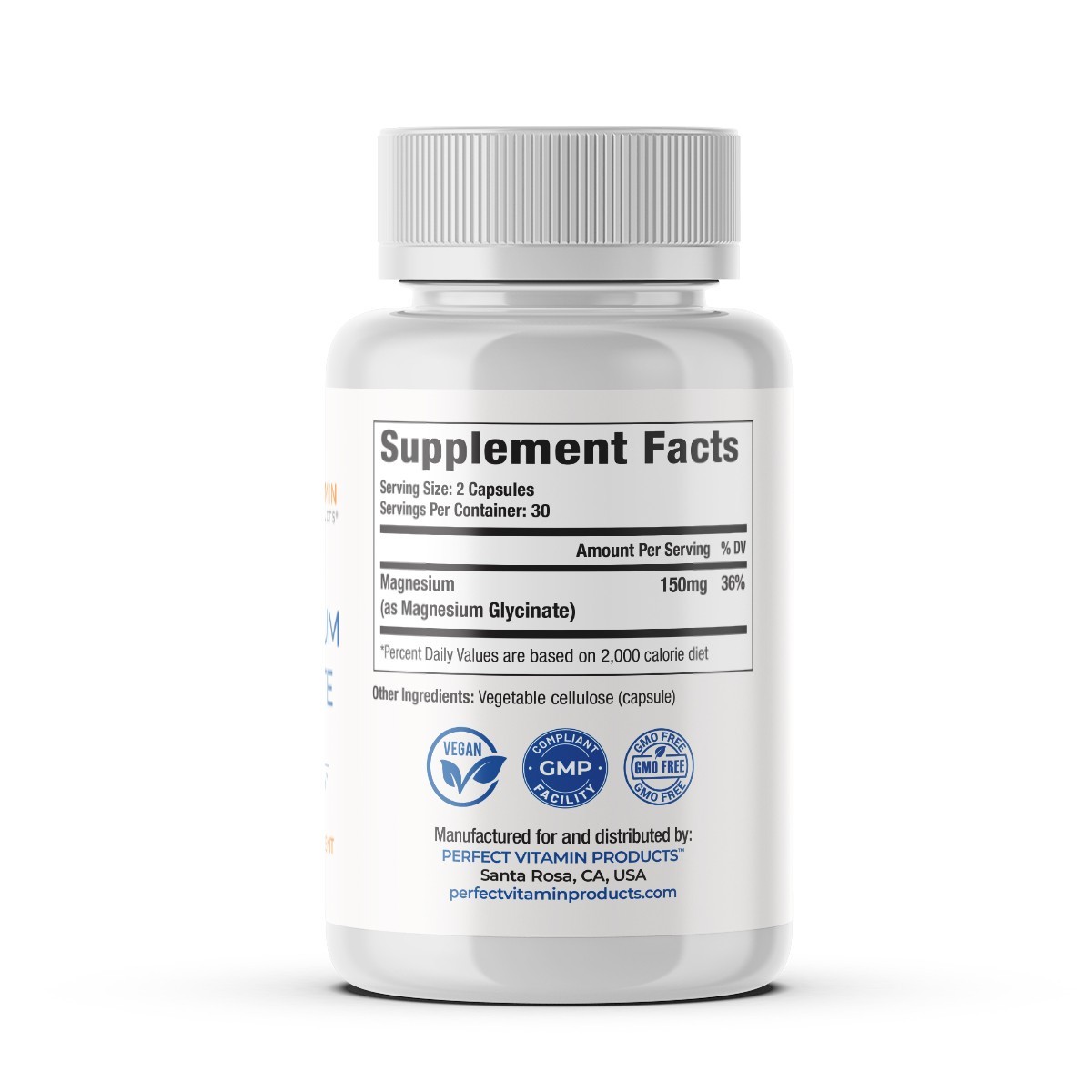 Perfect Vitamin- 150mg Magensium Glycniate | High-Absorption