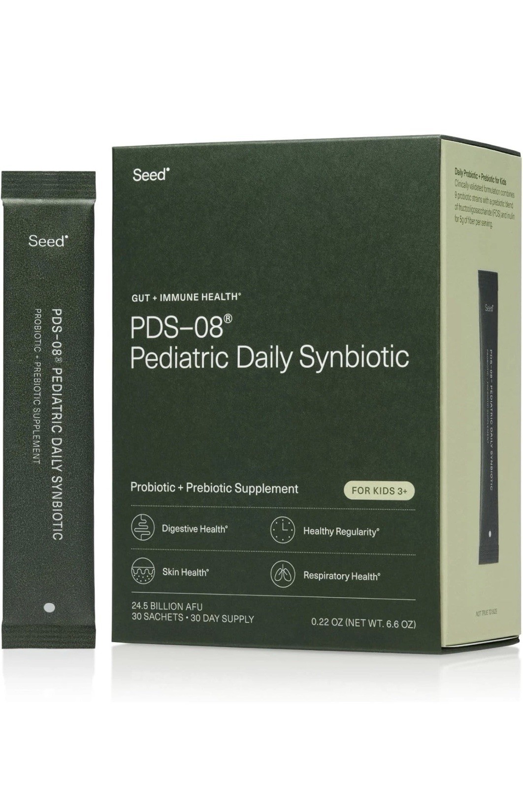 PDS-08 Pediatric Daily Synbiotic – Fiber-Based Prebiotic & Probiotic for Kids