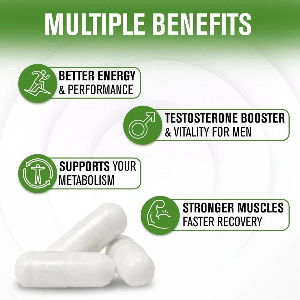 NaturalSlim Testosterin Men’s Multivitamins Testosterone Booster 180 capsules