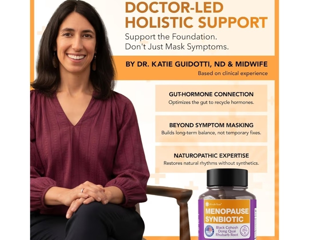 2 Pack)Menopause Synbiotic Supplements for Women Dong Quai,Black Cohosh 120 Caps