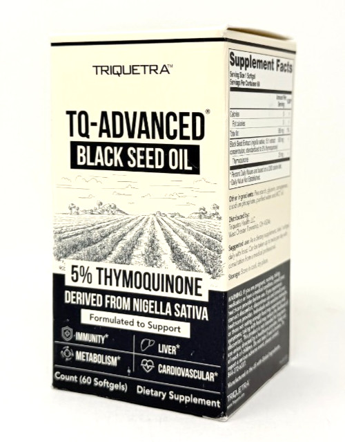 5% Thymoquinone Black Seed Oil 60 Softgels – TQ-Advanced from Nigella Sativa
