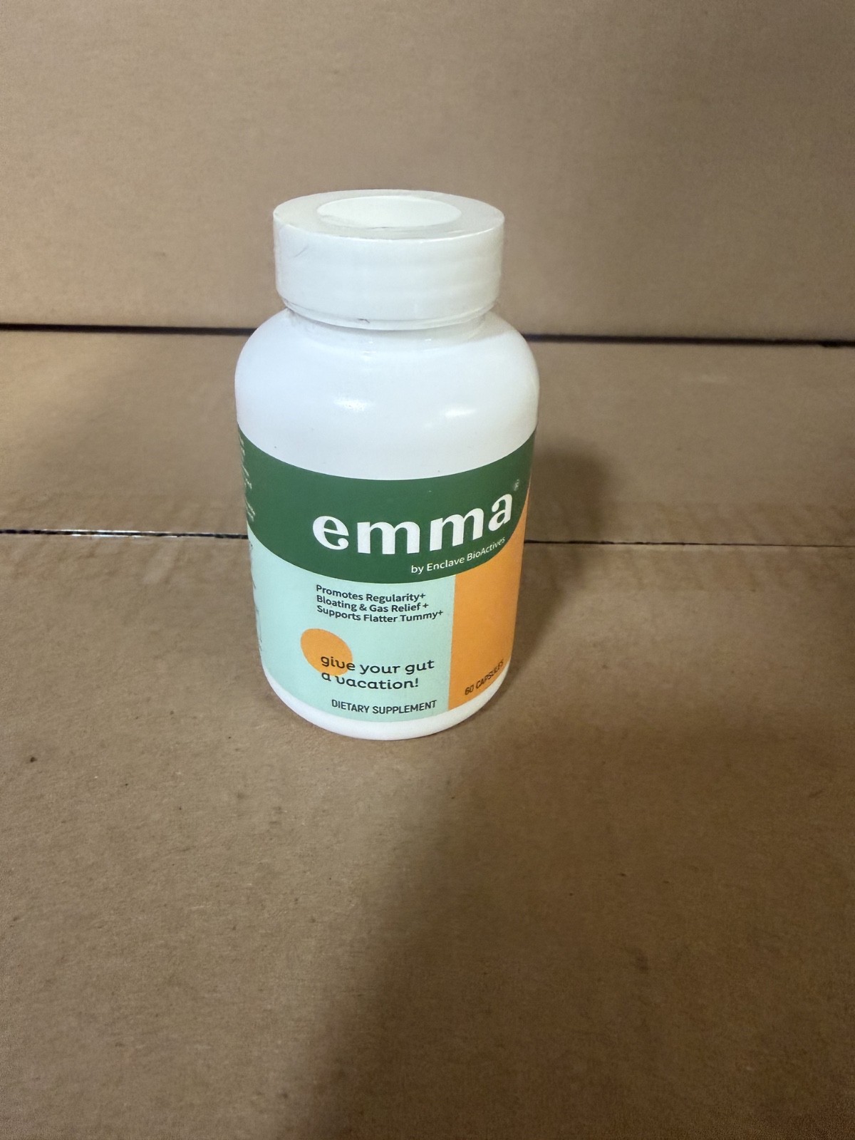 Emma Gut Health Digestive Supplement Gas Bloating Constipation Relief 60 Caps