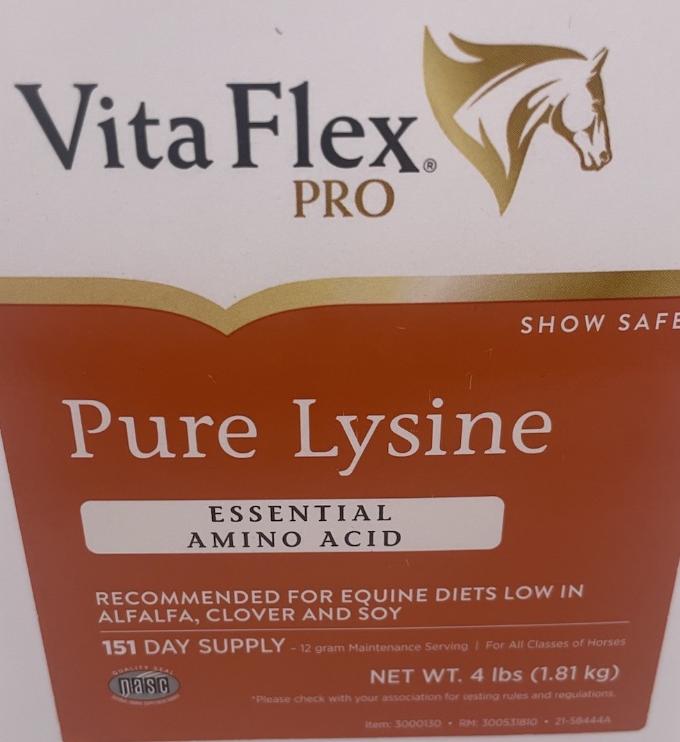 Vita Flex Pure Lysine – 4 lb. Bucket (151 day supply) **NEW SEALED**