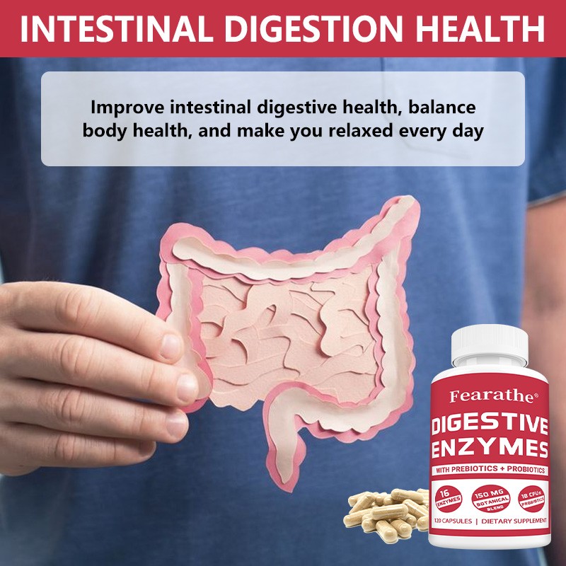 Gut Health Supplements Digestive Enzymes 120 Capsules Digestive System Health