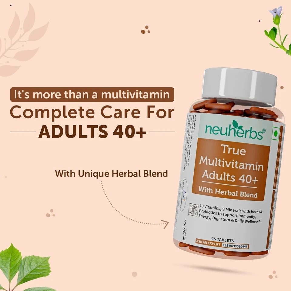 True Multivitamin With Unique Herbal Blend , Vitamin C B D , Iron & Magnesium S0