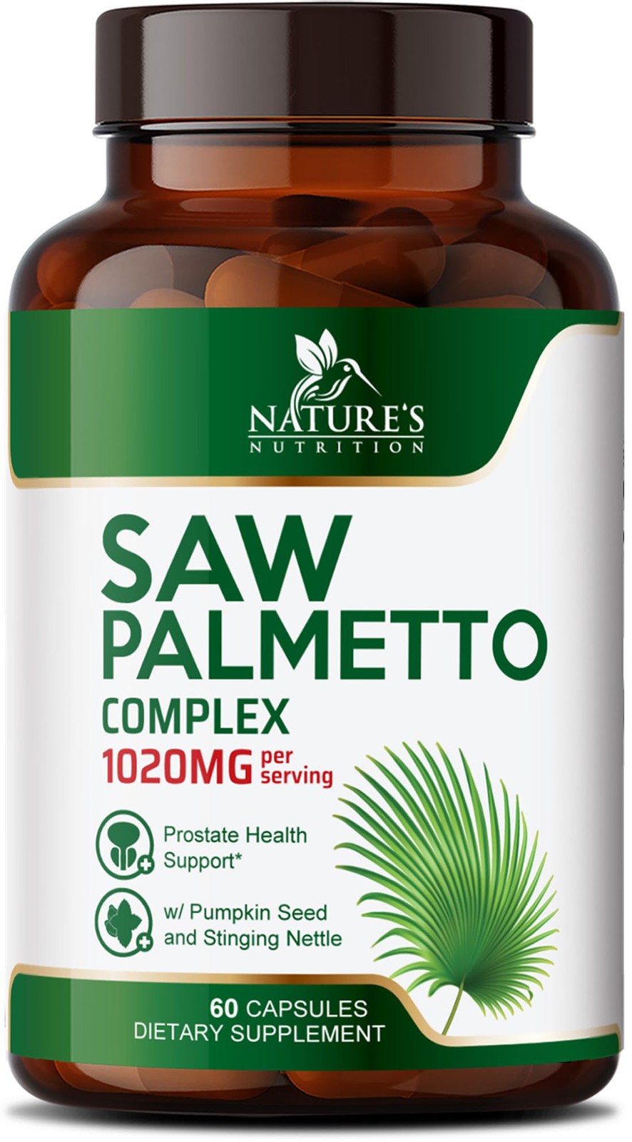 Saw Palmetto for Men – 3X Strength Prostate Health Supplements for Natural Men’s