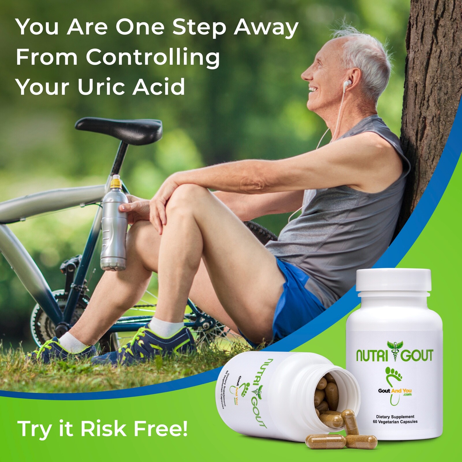 NutriGout Uric Acid Lowering and Gout Supplement from GoutandYou.com