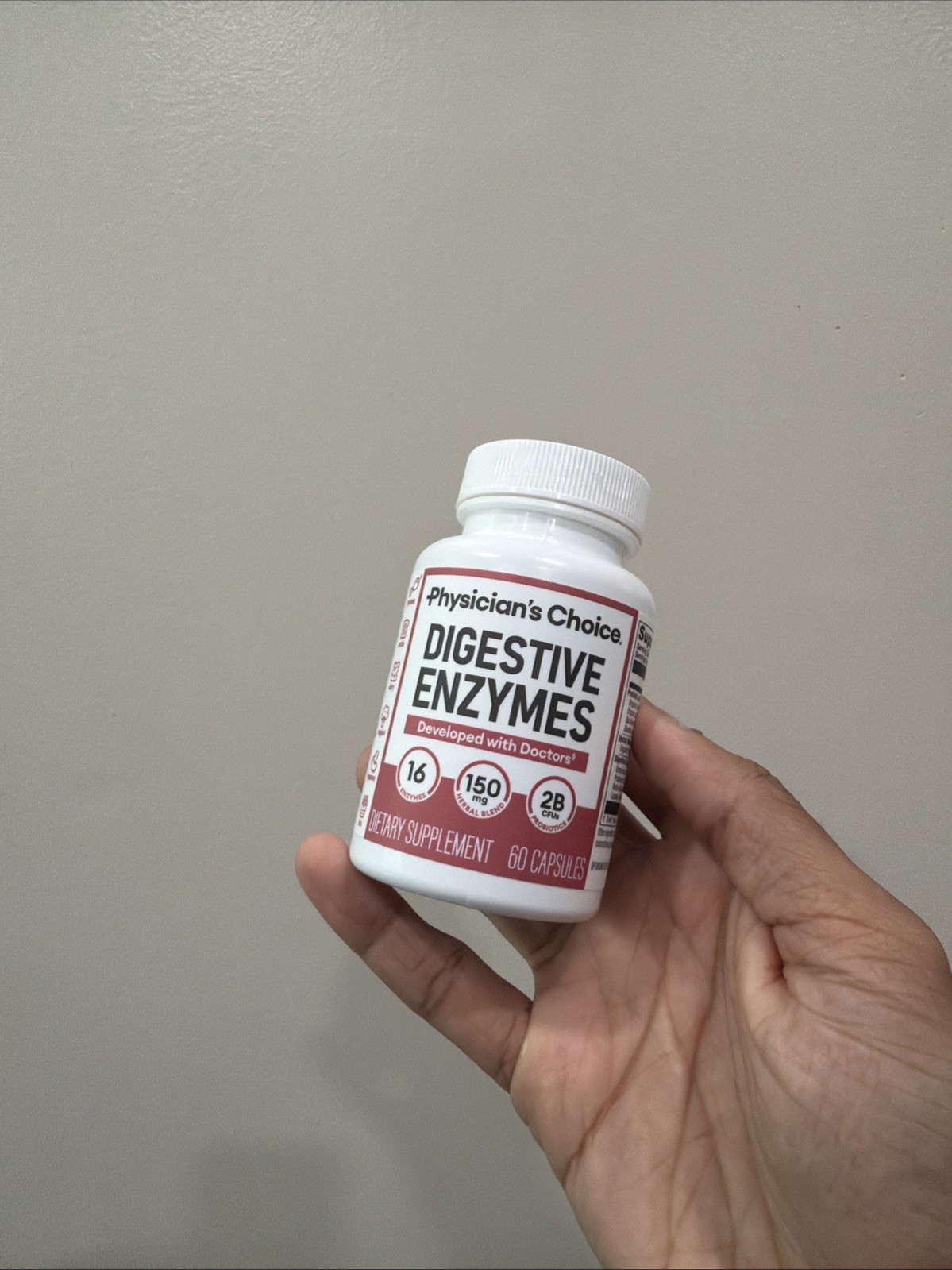 Physician’s Choice Digestive Enzymes Organic Prebiotics & Probiotics 60 Servings