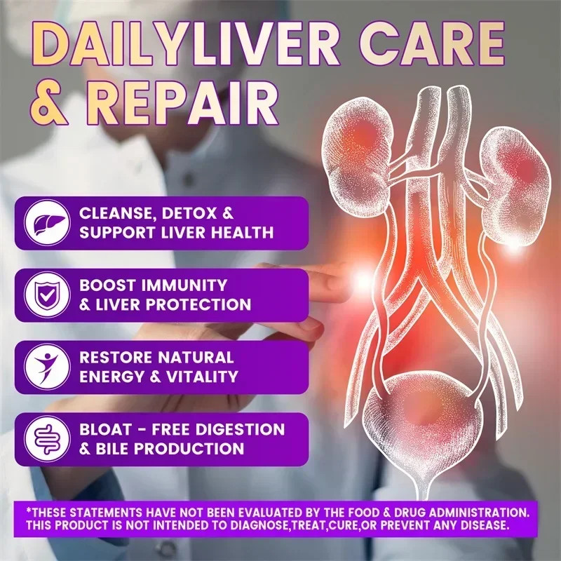 Liver Detox & Cleanse 240pcs – Kidney Health, Liver Cleanse, Detox & Repair