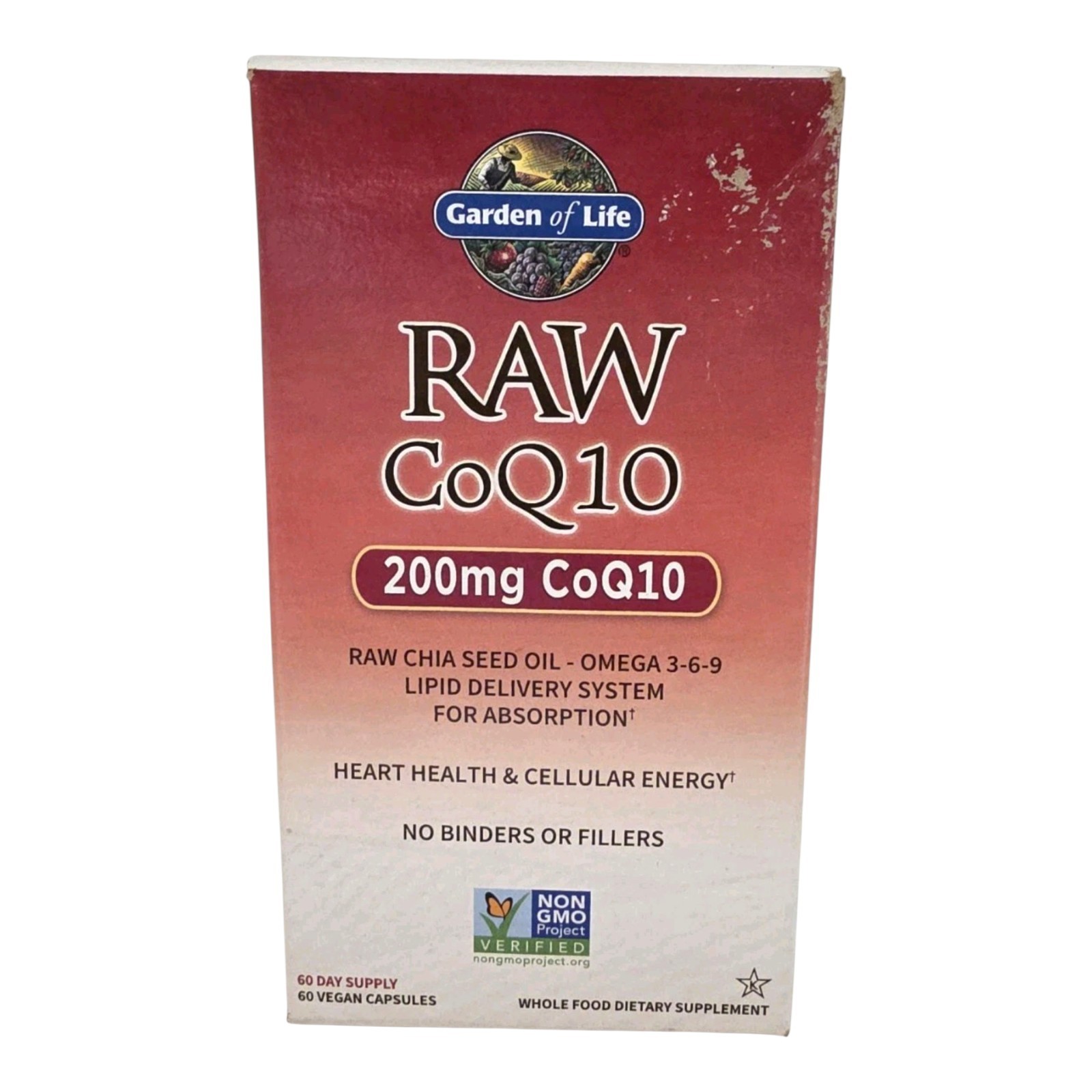 Garden Of Life – Raw CoQ10 – 60 caps BUB 05/2026