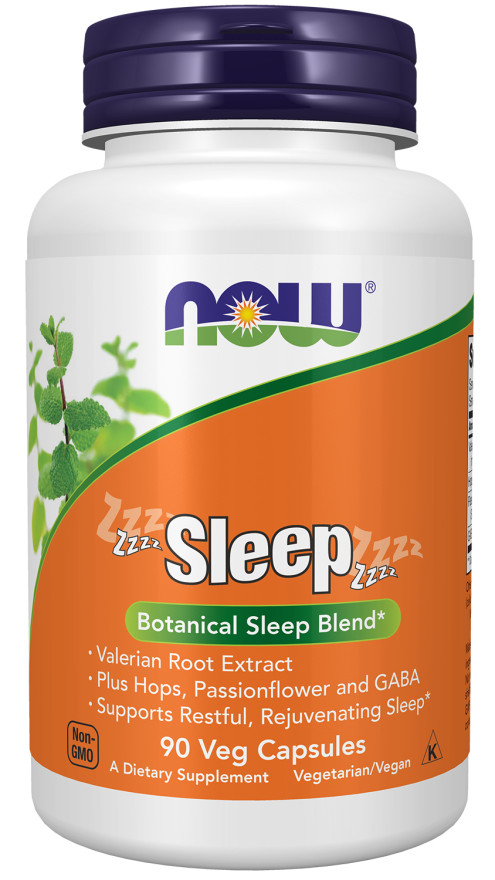 NOW FOODS Sleep Blend Valerian Root 90 Veg Caps 06/28EXP