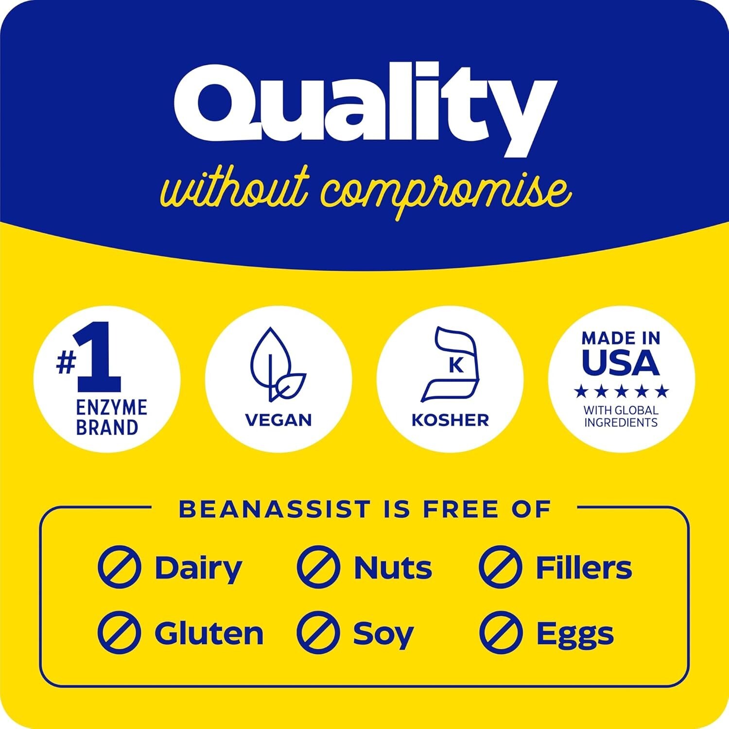 Enzymedica BeanAssist 30 Capsules x3 packs