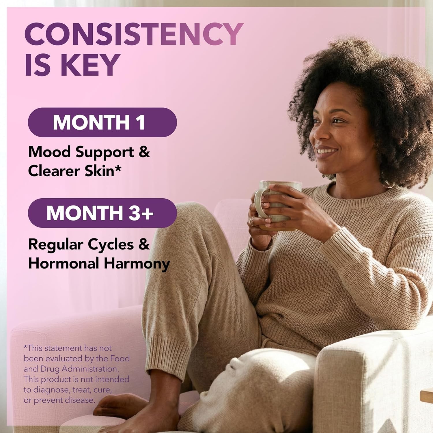 Myo-Inositol Supplement for PCOS with Ashwagandha and Vitamin D – 120 Capsules