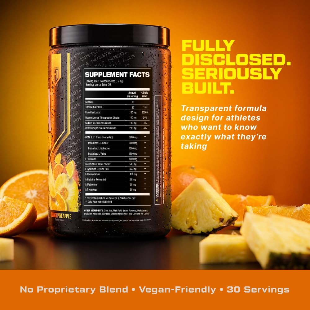 Hosstile Silo9 Eaa Amino Acids Electrolytes Eaa Bcaa Intra Workout Workout