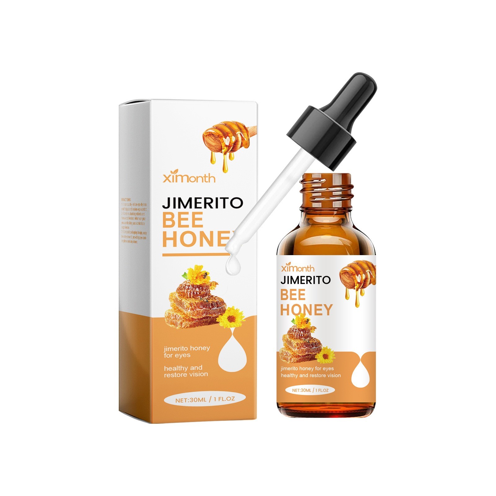 Jimerito Honey for Eyes, Jimerito Honey Eye Drops, Jimerito Bee Honey for Eye