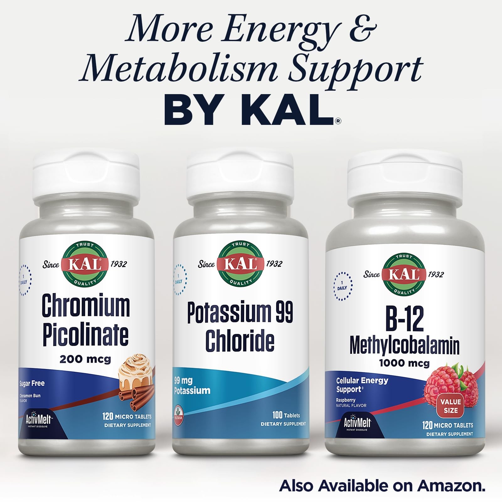 KAL Potassium 99 Chloride – 99 mg 100 Count (Pack of 1),