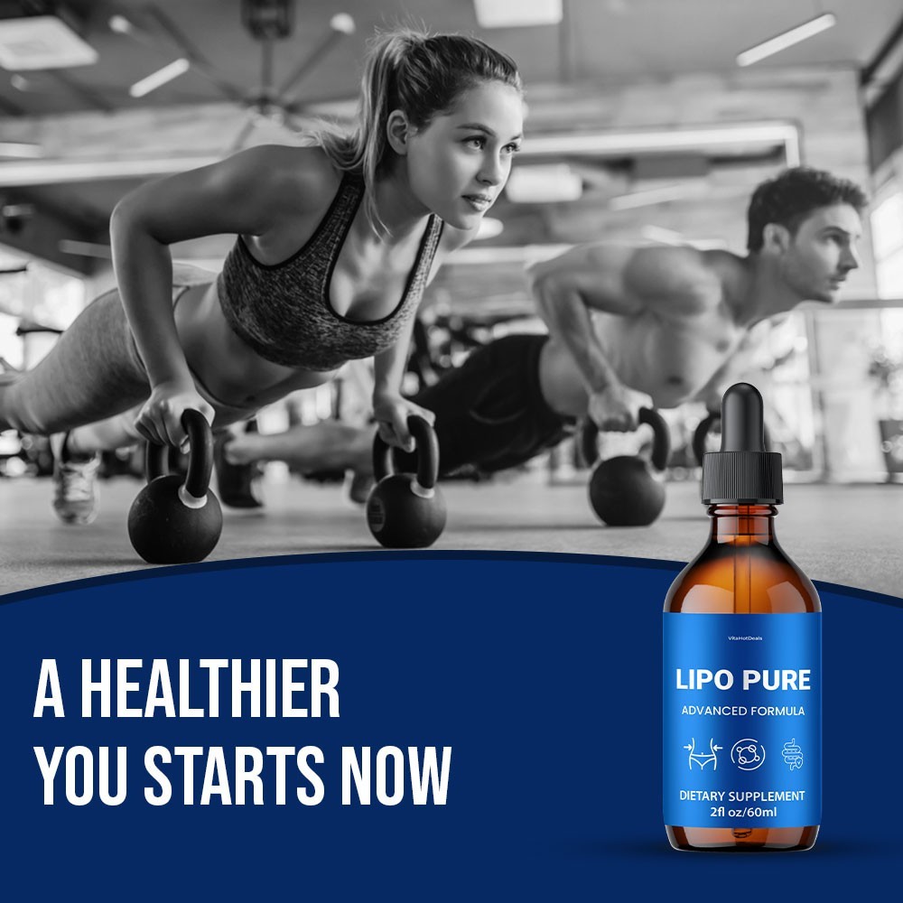 Lipo Pure Drops, All Natural Max Strength Formula, LipoPure Drops (10 pack)