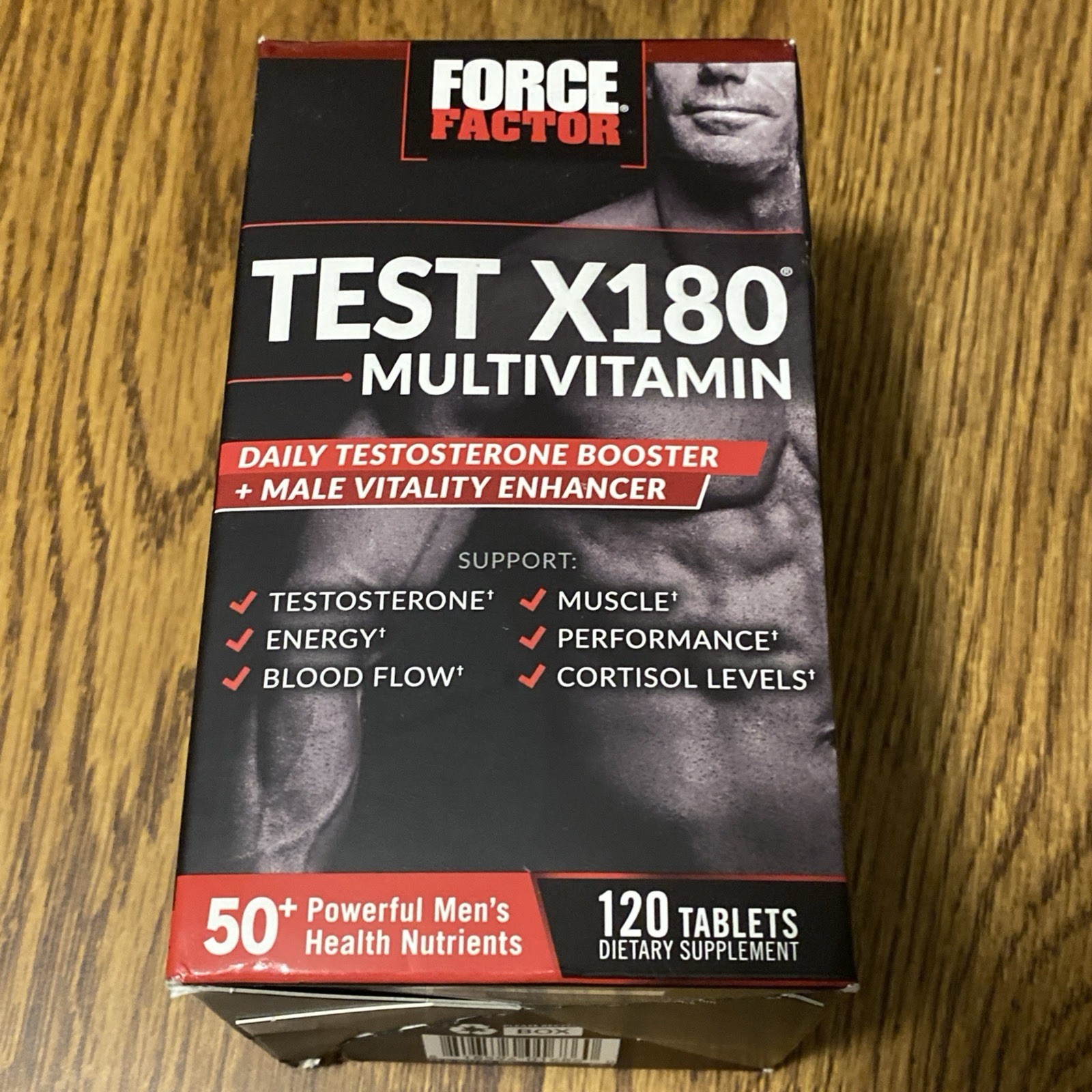 2x Force Factor Test X180 Multivitamin 120 Tablets (240)