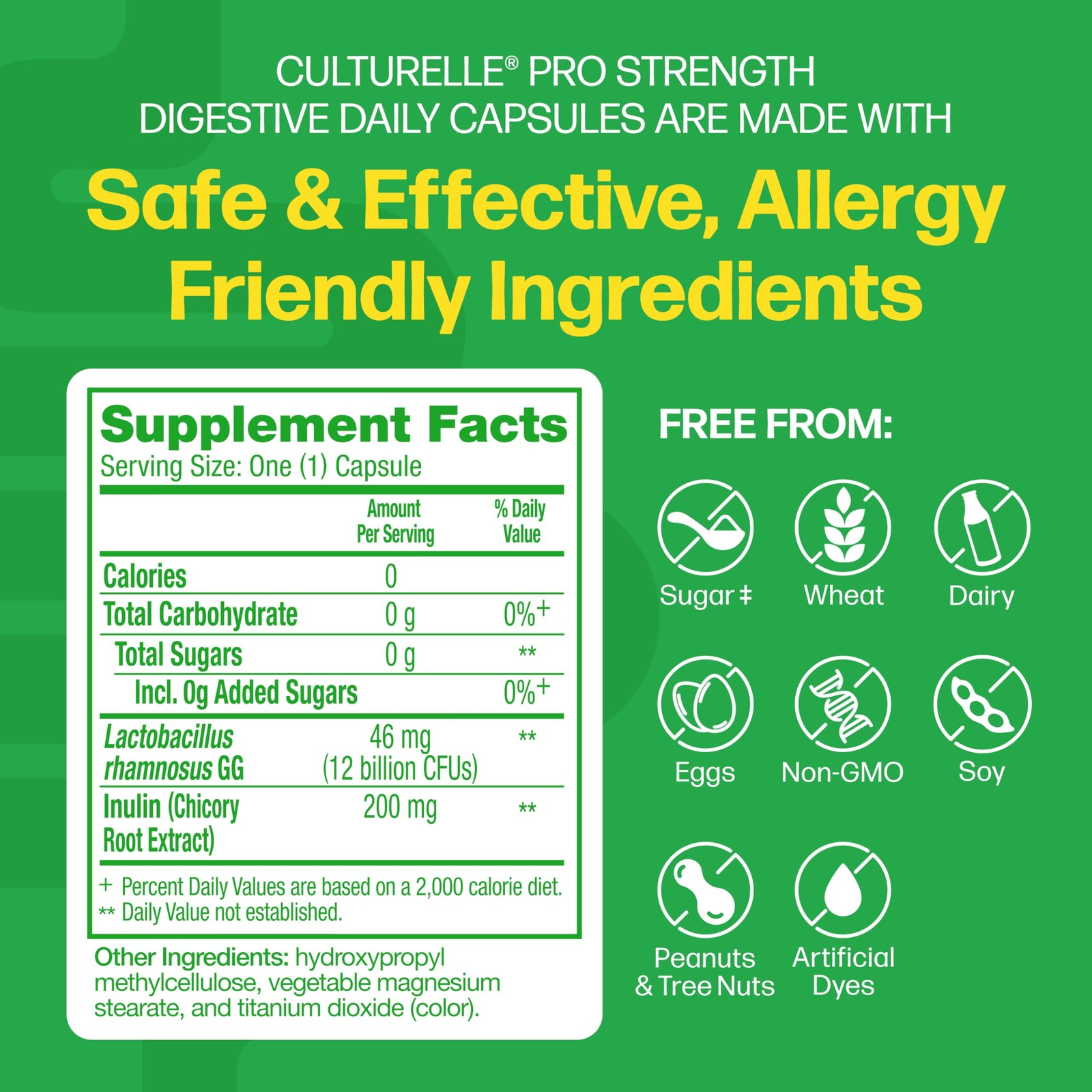 Culturelle Pro Strength Daily Probiotics For 60 Count (Pack of 1), Multi
