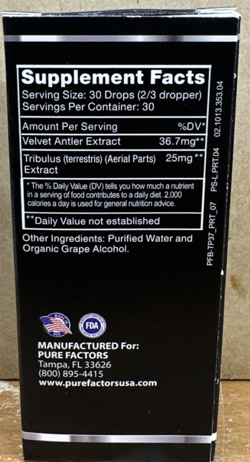Pure Solutions Pure Factors PRO IGF T1100 30 Serve Exp 5/25 Authorized Seller