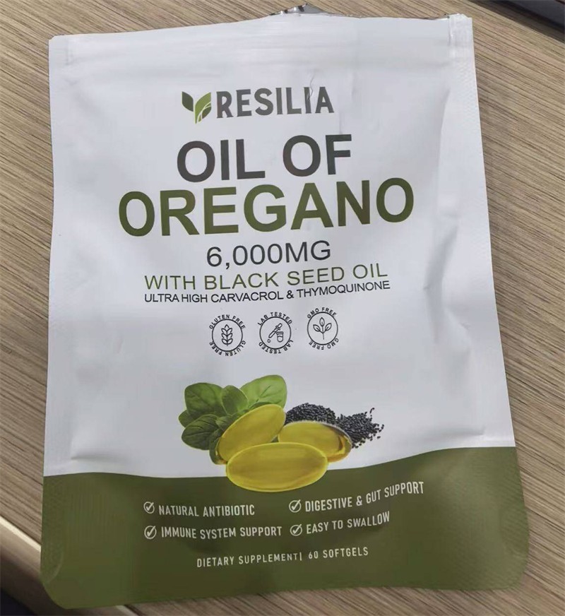 4 Pack Resilia Oil of Oregano 6000mg with Black Seed Oil Softgels – 240 Softgels