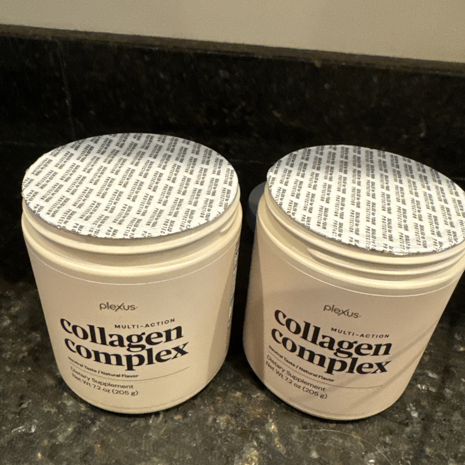 Lot of 2 Plexus Multi-Action Collagen Complex Natural Flavor, NEW