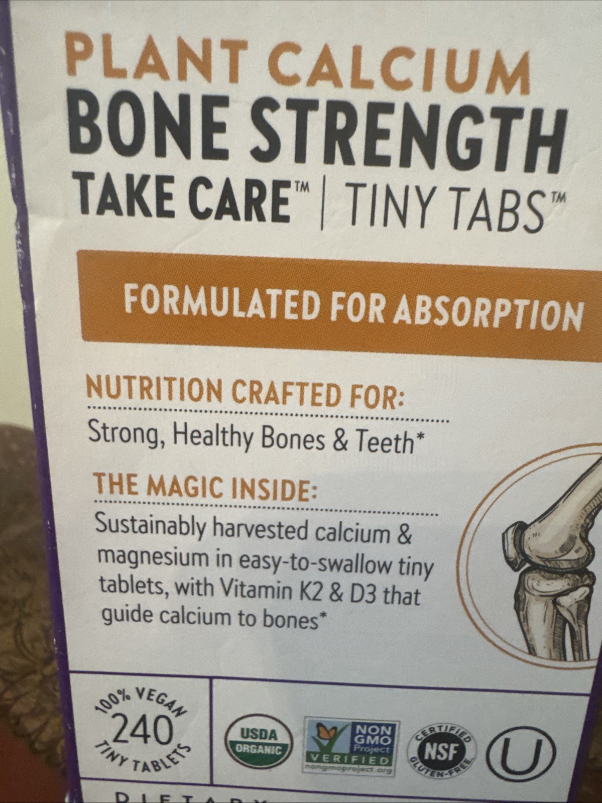 New Chapter Bone Strength Take Care Tiny Tabs – 240 Tablets
