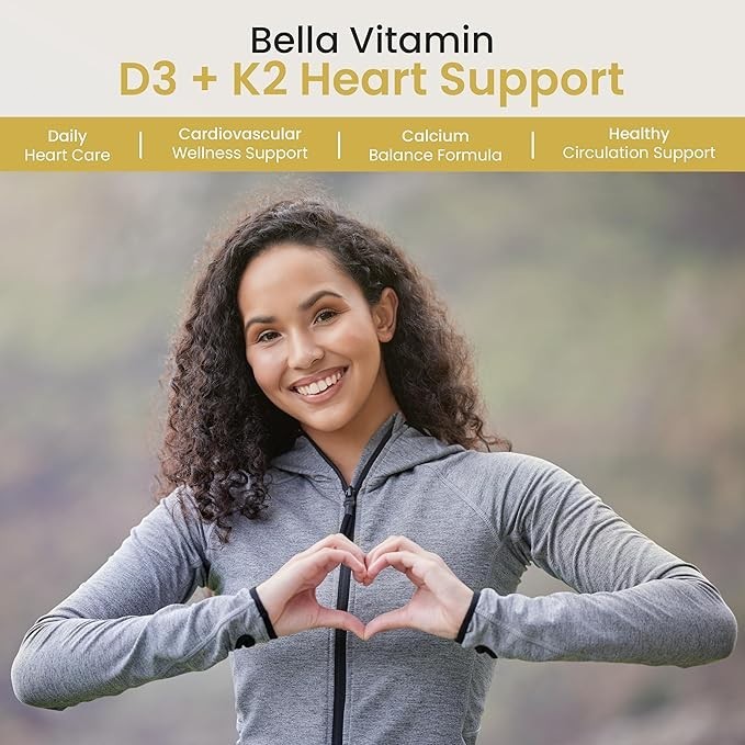 Bella All Natural D3 K2 Drops 3 Pack Organic Omega 3 MCT Oil Immune Bone Support