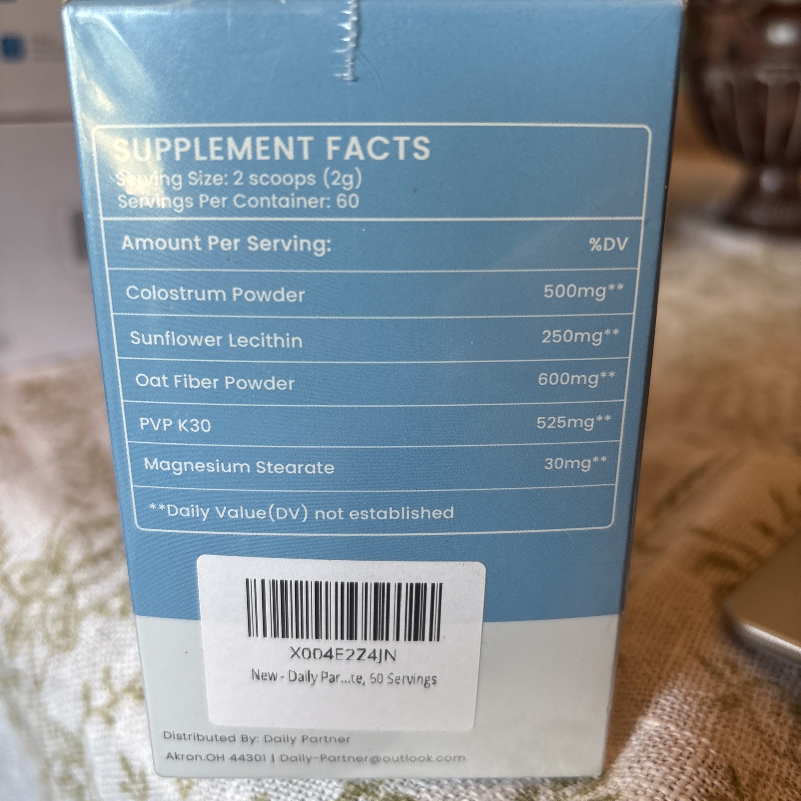 Colostrum Dailey Partner High Content Restore And Revitalize 120g – Exp 9/10/26