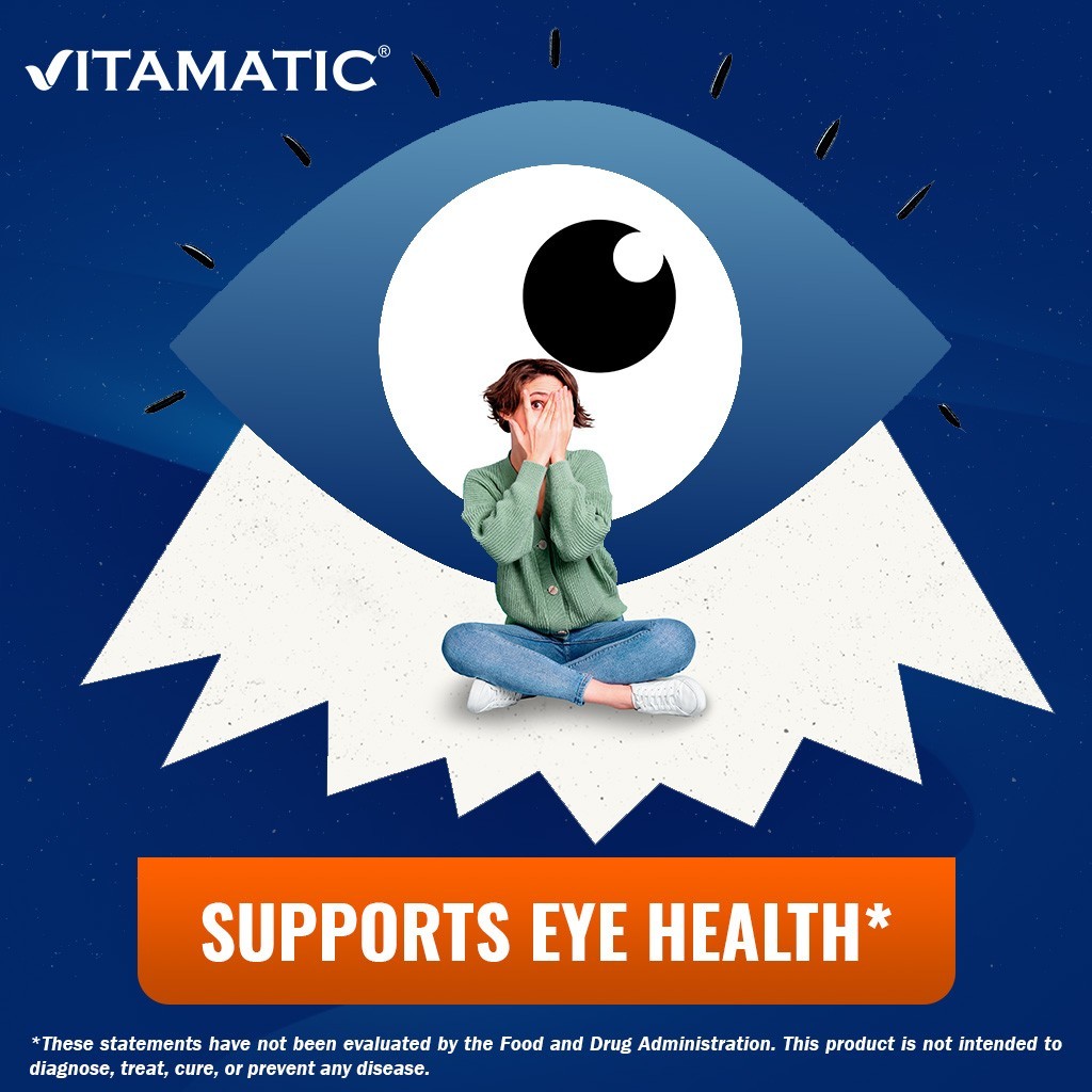 Vitamatic Lutein 40mg with Zeaxanthin 10mg, Eye Health Support Supplement, 240 S