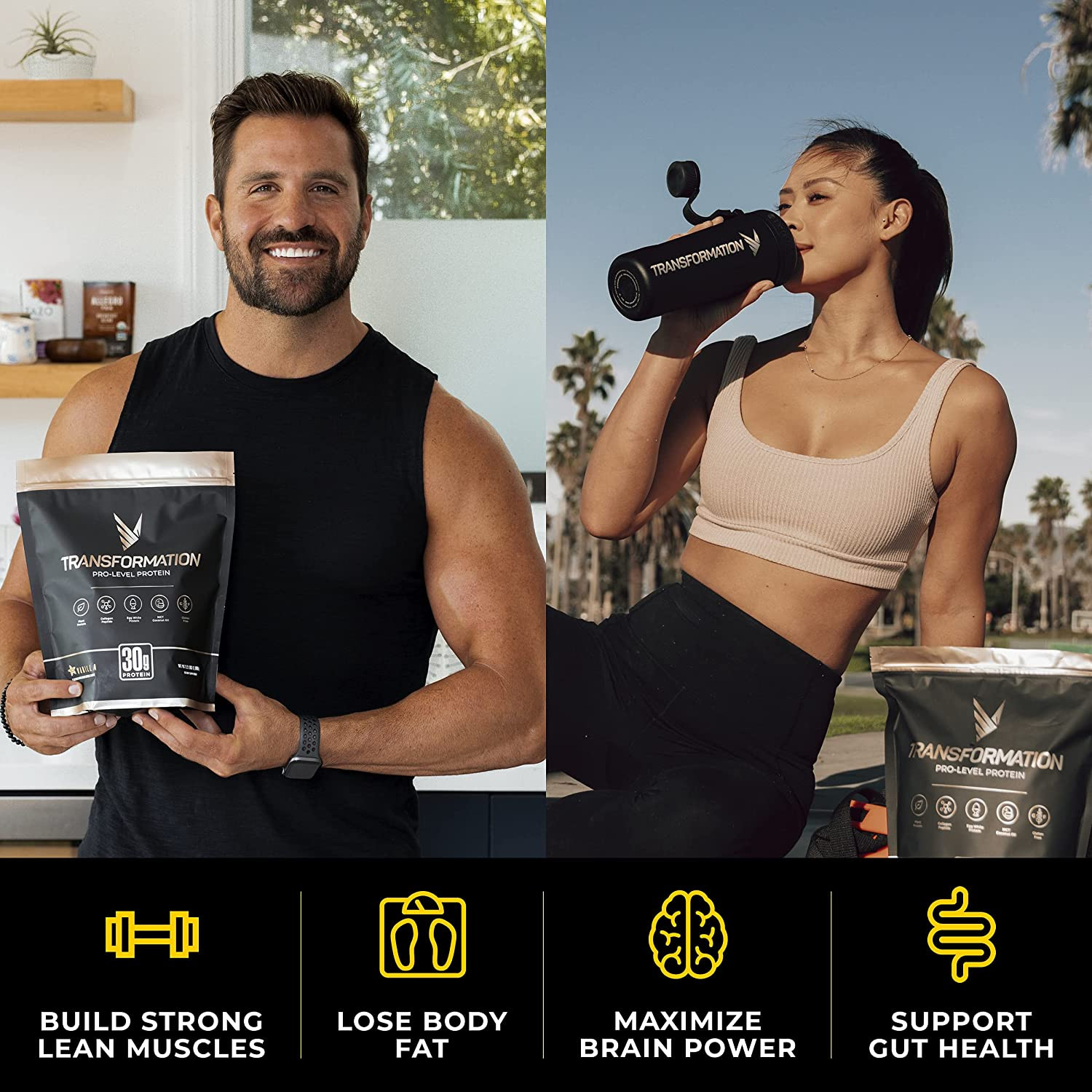 Transformation Vanilla Protein Powder | 30G Multi-Protein Superblend 1 Bag