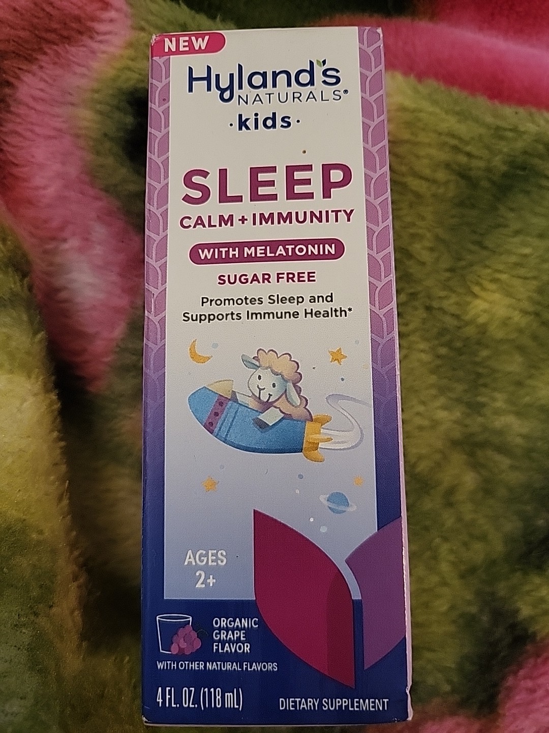 Hyland’s Kids Sleep Calm & Immunity with Melatonin, 4 Fl Oz (Pack of 1)