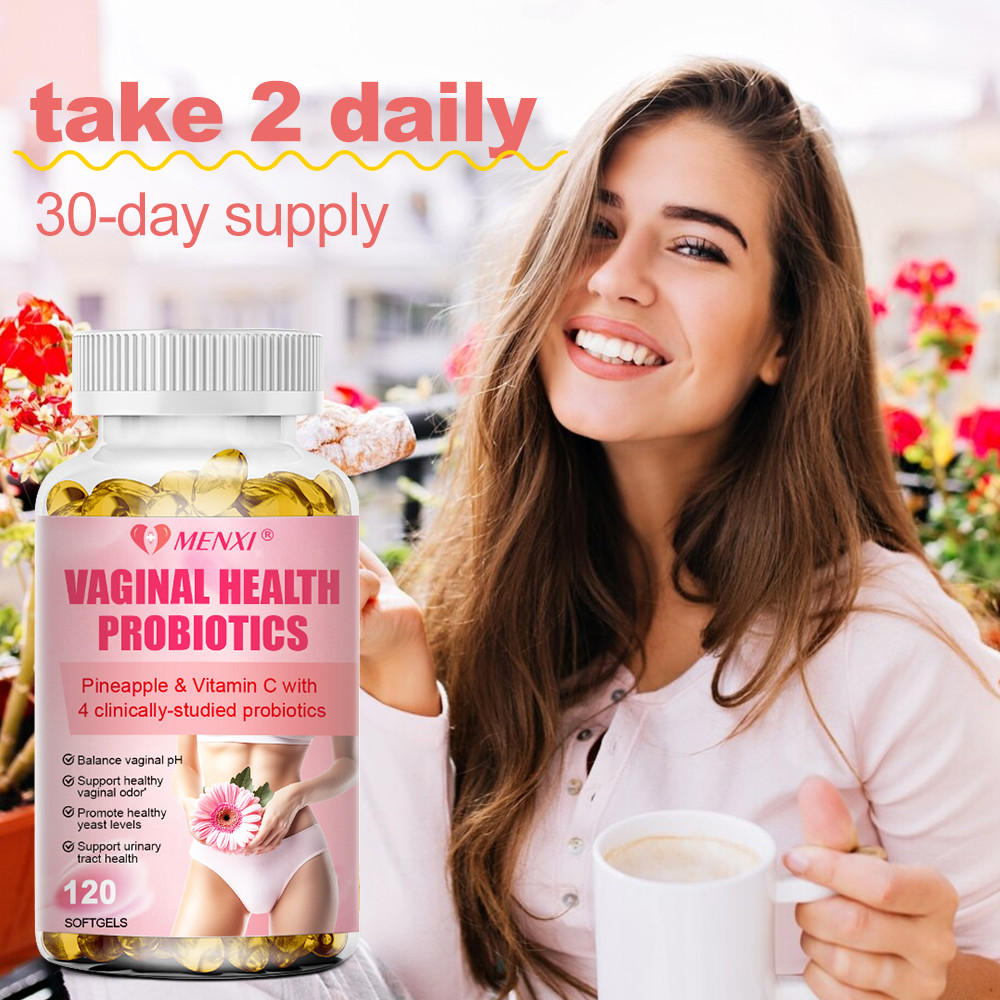 Vaginal Probiotics for Women pH Balance with Prebiotics & Lactobacillus 120Count