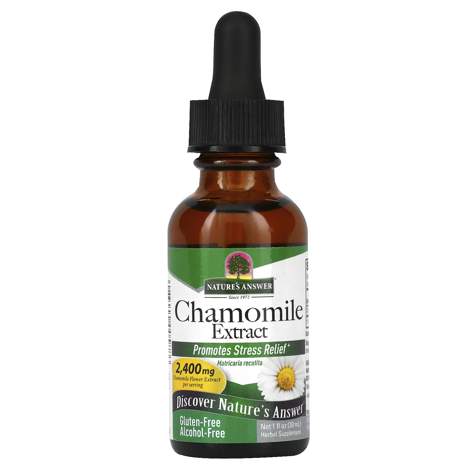 Nature s Answer Chamomile Alcohol-Free 1 fl oz 30 ml Alcohol-Free, Gluten-Free,