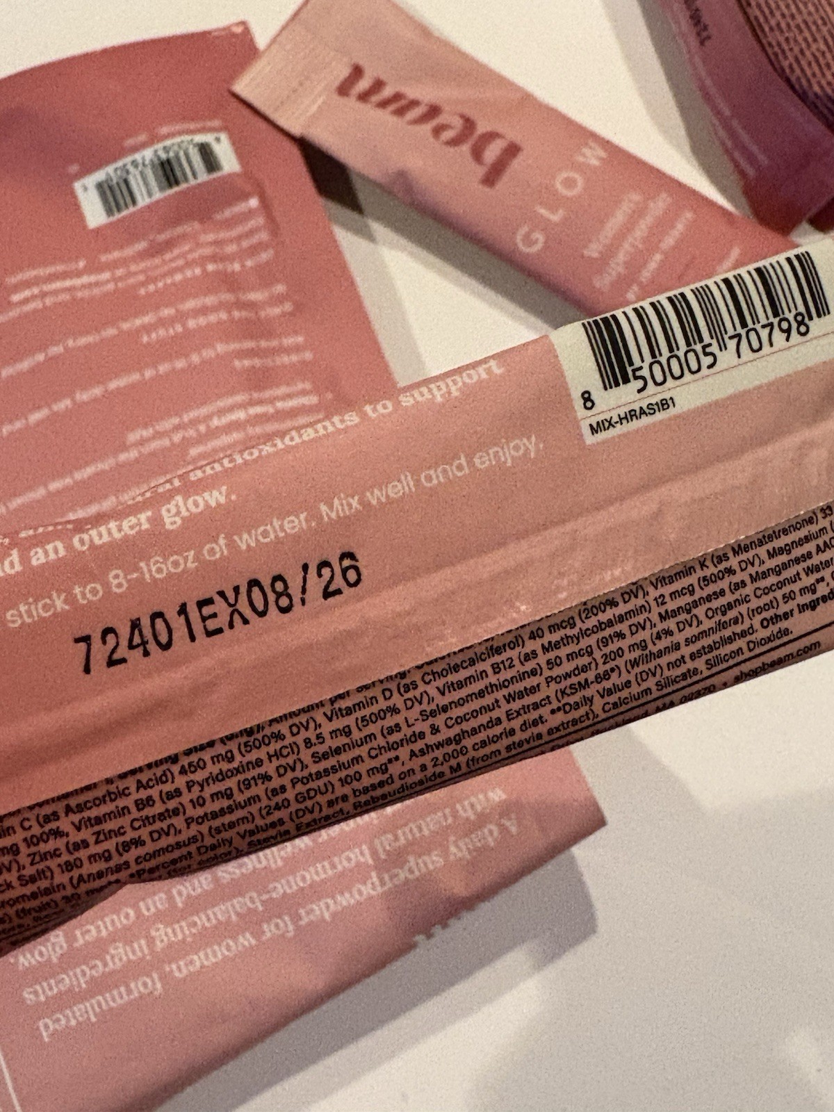 Beam Glow, Raspberry Hormone Balance for Women, Cortisol Support 28 Servings