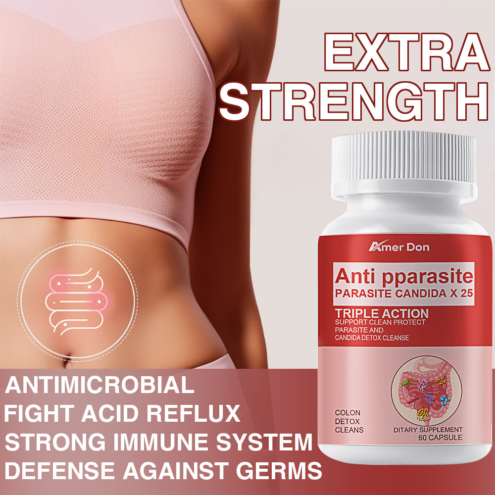Remove Parasite ANTI PARASITE & CANDIDA DETOX Body Cleanse ULTRA FLASH COLON 60