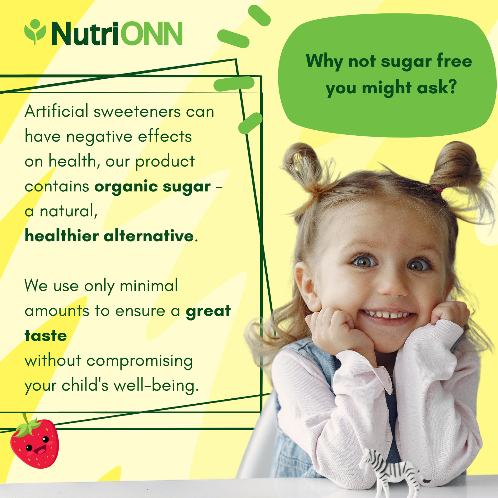 Kids Probiotic Gummies – USDA Organic & Vegan – 2.5 Billion CFU of DE111®