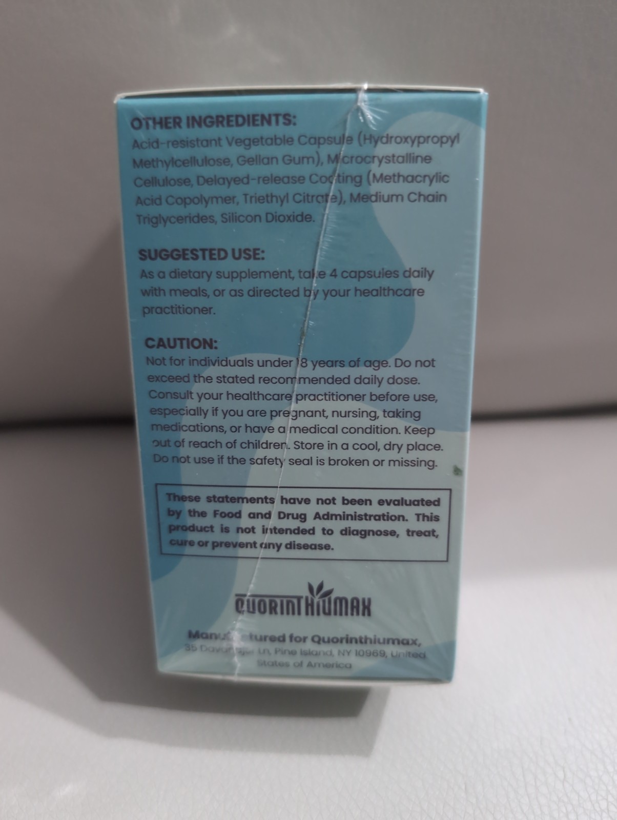 QUORINTHIUMAX Full Spectrum Polyphenols Fruits Herbs Grains 120ct EXP 12/28