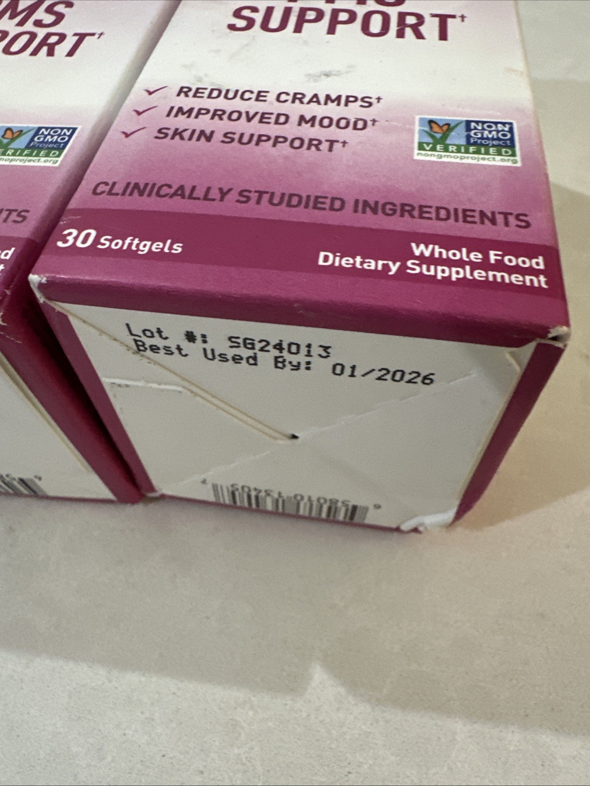 NEW Garden of Life PMS Support Softgels 2-Pack Exp 01/2026